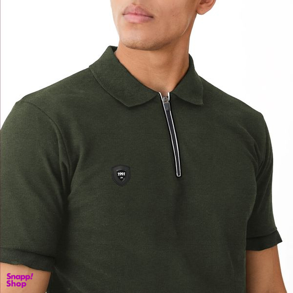 پولوشرت آستین کوتاه ورزشی مردانه نوزده نودیک مدل POL925 Gr