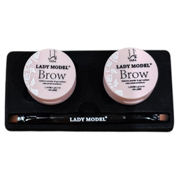 ژل و سایه ابرو لیدی مدل مدل یارا مجموعه 2 عددی