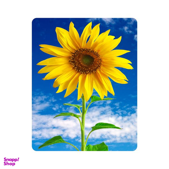 ماوس پد اطلس آبی طرح گل آفتابگردان و آسمان   مدل T6994