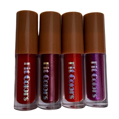 رژ لب مایع فیت کالر مدل Metal بسته 4 عددی