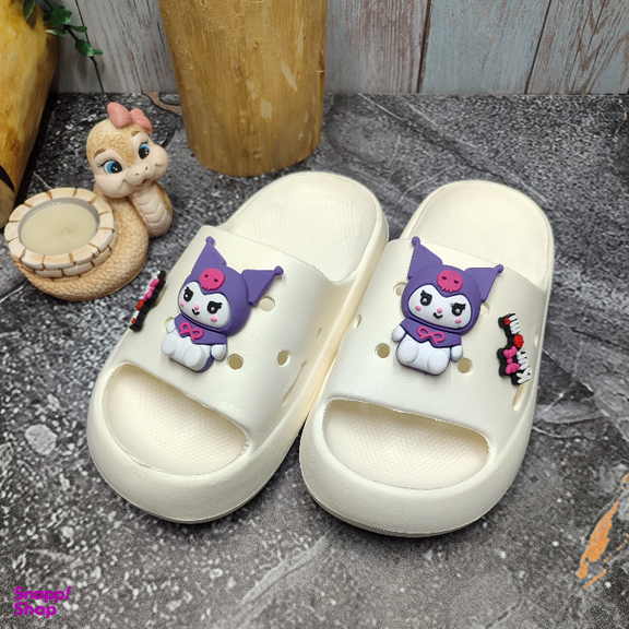 دمپایی بچگانه پایون مدل کورومی کد 113745 رنگ سفید