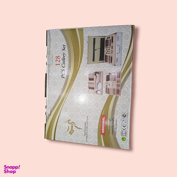 سرویس قاشق و چنگال 128 پارچه وینکس مدل STAINLEES-STEEL