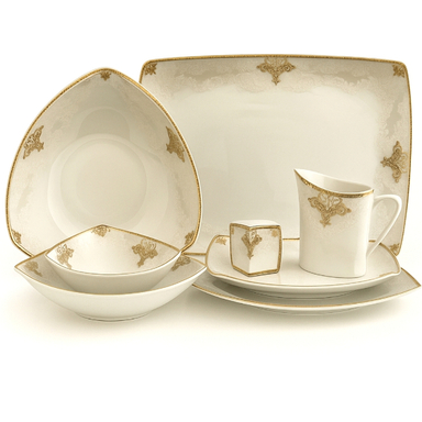 سرویس غذاخوری 30 پارچه چینی پردیس کد RAGA-184 B