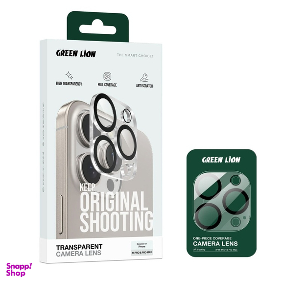محافظ لنز دوربین گوشی موبایل گرین لاین مدل Transparent Camera Lens