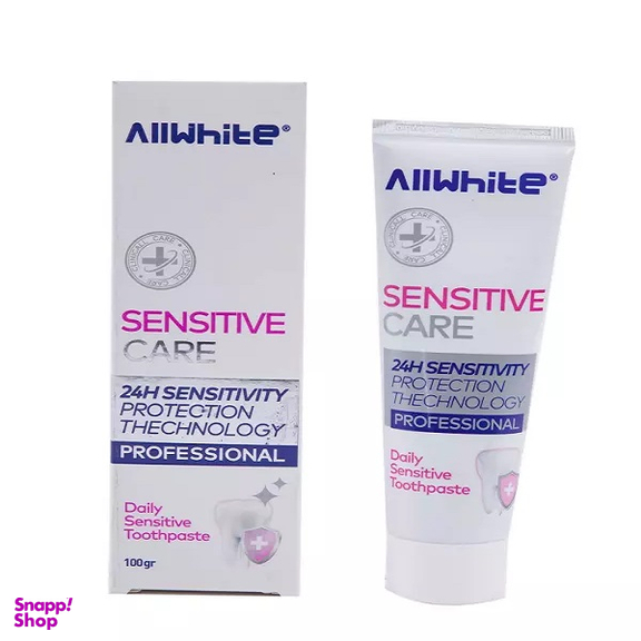 خمیردندان ال وایت مدل sensitive حجم 75 میلی لیتر