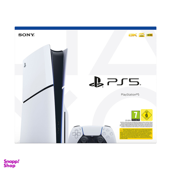 کنسول خانگی سونی مدل PS5 Drive Slim نسخه استاندارد ریجن آسیا ظرفیت ۱ ترابایت