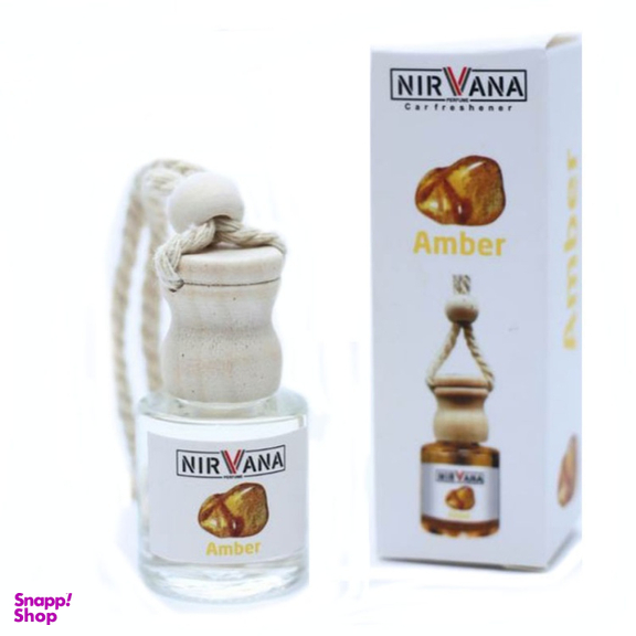 خوشبو کننده آویز ماشین نیروانا رایحه آمبر Amber حجم 10 میلی لیتر