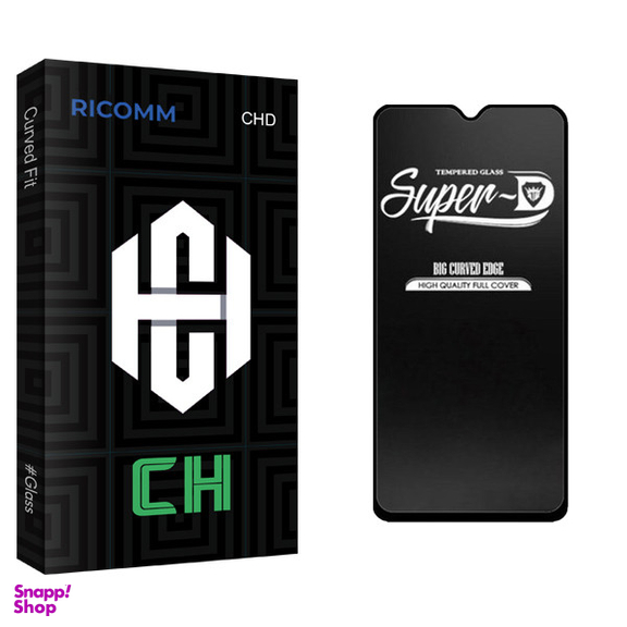 محافظ صفحه نمایش شیشه ای ریکام مدل CH Glass Super-D مناسب برای گوشی موبایل شیائومی Redmi 9C