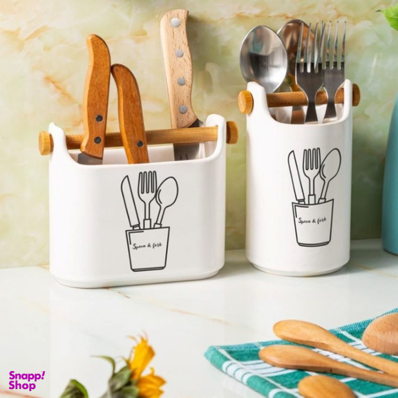 جای قاشق و چنگال سرامیکی ام وی اچ کد 1041