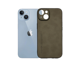 قاب گوشی موبایل چرمی لاکچری FANOYA اپل مدل iPhone 14