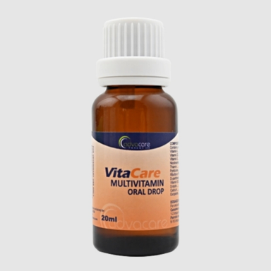 مولتی ویتامین پرندگان ادواکر مدل VitaCare حجم 20 میلی لیتر
