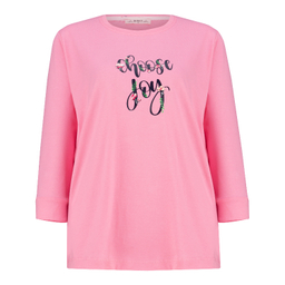 ست بلوز و شلوار راحتی زنانه کد 1037 رنگ صورتی