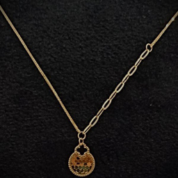 گردنبند طلا 18 عیار زنانه مدل کندو عسل