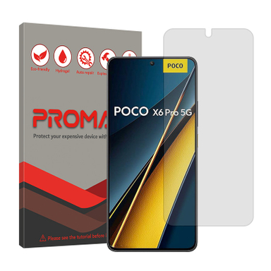 محافظ صفحه نمایش شفاف پرومیت مدل Resistant مناسب گوشی موبایل شیائومی Poco X6 Pro