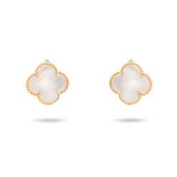 گوشواره طلا 18 عیار زنانه میلی گالری طرح ونکلیف کد MT1516