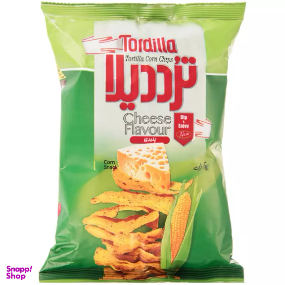 چیپس ذرت پنیری تردديلا وزن 100 گرم