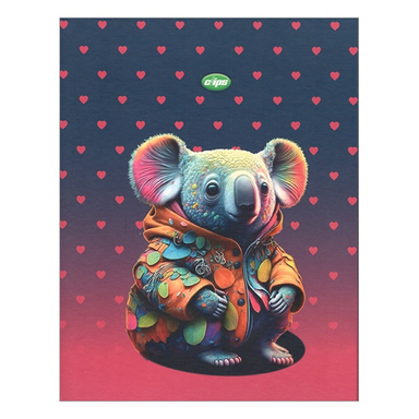 دفتر کلاسوری 80 برگ کلیپس مدل 02-0353