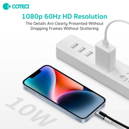 کابل تبدیل Lightning به HDMI کوتسی مدل 33024 طول 1.8 متر