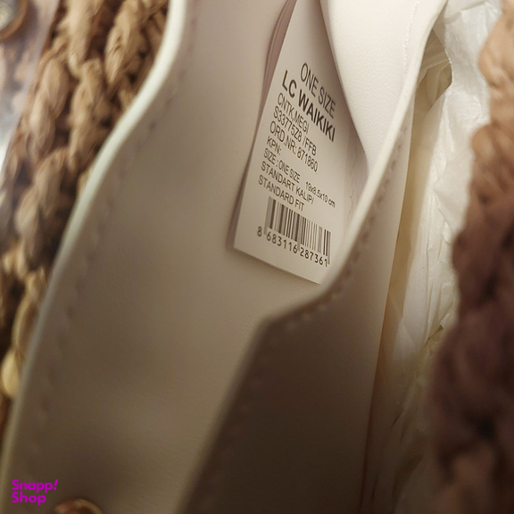 کیف رودوشی زنانه ال سی وایکیکی مدل حصیری Desert