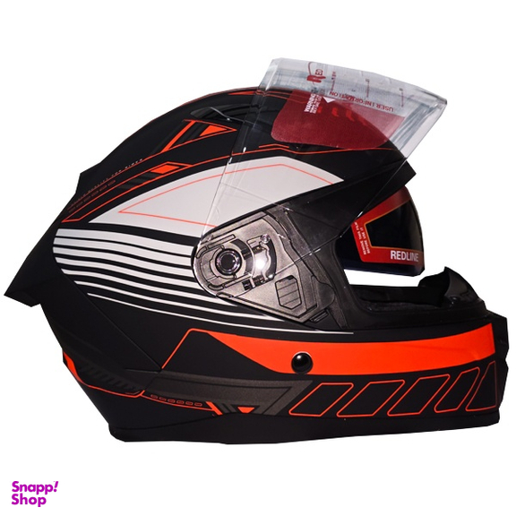 کلاه کاسکت ردلاین مدل فک ثابت عینک دار کد 942