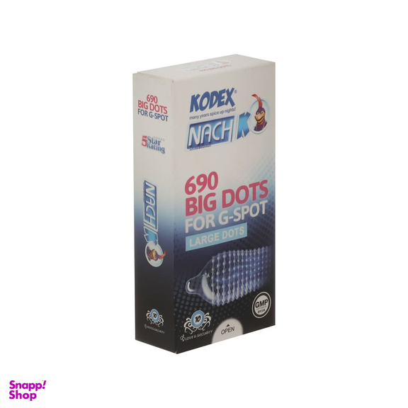 کاندوم خاردار ناچ کدکس (Nach Kodex) مدل Big Dots بسته 10 عددی مجموعه 2 عددی