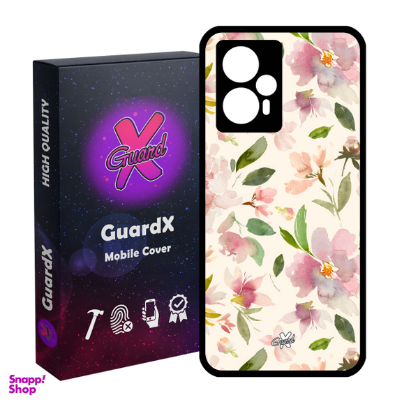 کاور گارد ایکس طرح گل مدل Glass10579 مناسب گوشی موبایل شیائومی Poco F5/Redmi Note 12 Turbo