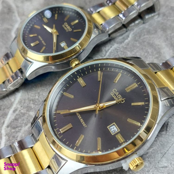 ساعت مچی عقربه ای سیتیزن مدل MTP-S392G رنگ طلایی نقره ای