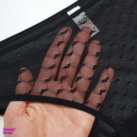 ست شورت و سوتین زنانه برتا مدل فنردار کد 5110-2430-HB رنگ مشکی