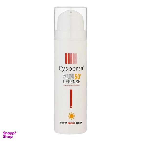 فلوئید ضد آفتاب SPF50 سیسپرسا مدل Power Bright حجم 50 میلی لیتر