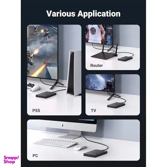 باکس هارد 2.5 اینچ HDD/SSD USB 3.0 یوگرین مدل CM471