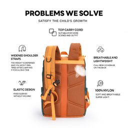 کوله پشتی زوی زویی مدل Deep sea blue کد B72