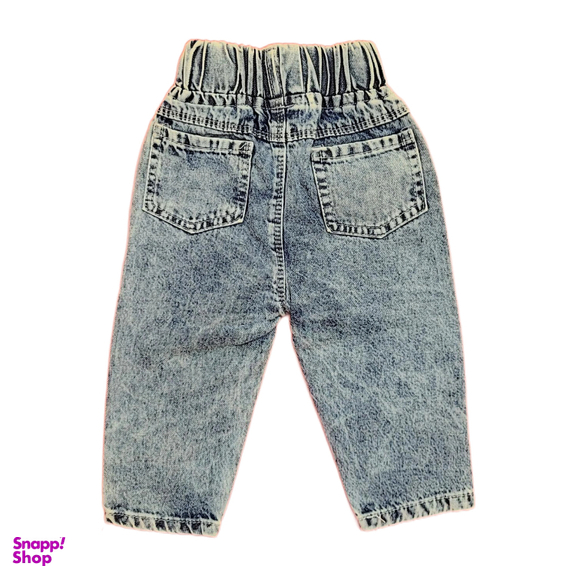 شلوار جین دخترانه امید مدل مام استایل