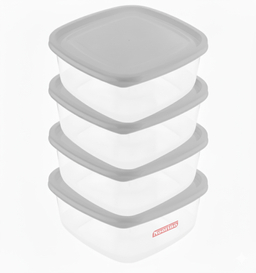 ظرف نگهدارنده نورینو مدل نارون مجموعه 4 عددی