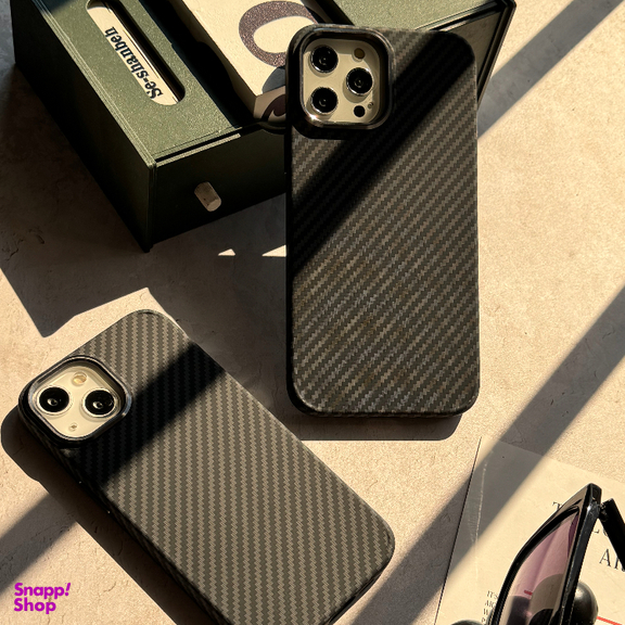 قاب گوشی موبایل کیو سریز کربن مات مناسب برای اپل iPhone 14/13