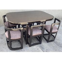 میز و صندلی ناهارخوری شش نفره گالری والریان مدل M-CH-706