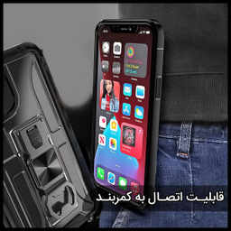 کاور فشن مدل Anti Shock مناسب برای گوشی موبایل هوآوی Y9s /X9 Pro به همراه قلاب آویز