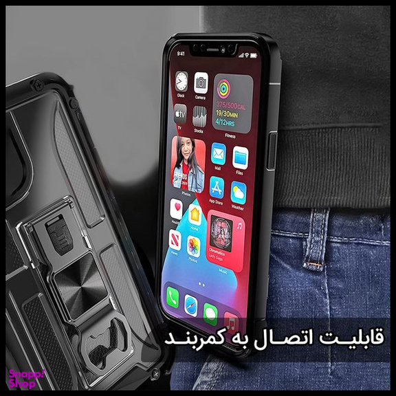 کاور فشن مدل Anti Shock مناسب برای گوشی موبایل هوآوی Y9s /X9 Pro به همراه قلاب آویز