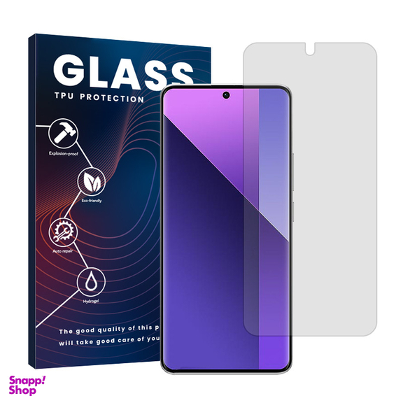 محافظ صفحه نمایش شفاف گلس مدل Resistant مناسب گوشی موبایل شیائومی Redmi Note 13 Pro Plus