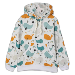 ست هودی و شلوار بچگانه گیزولان مدل نهنگ