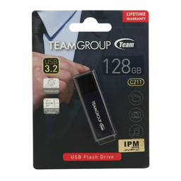 فلش مموری تیم گروپ مدل C211 USB 3.2 ظرفیت 128 گیگابایت