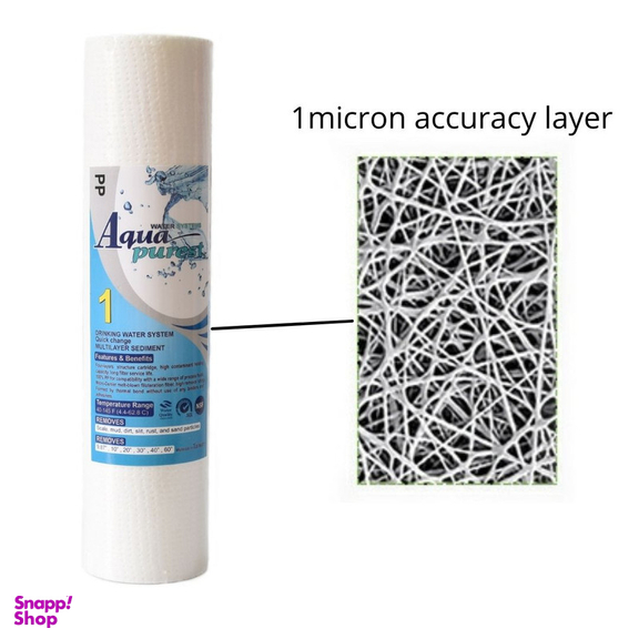 فیلتر دستگاه تصفیه آب آکوا پیورست مدل ECO FILTER 900 مجموعه 9 عددی