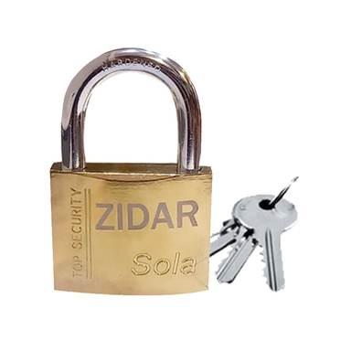 قفل آویز زیدار مدل سولا کد 2030084 سایز 38