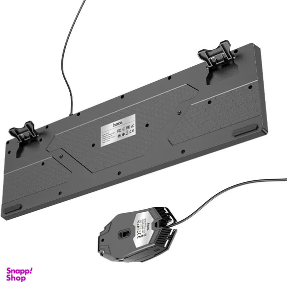 ماوس و کیبورد با سیم مخصوص بازی هوکو مدل GM18 RGB