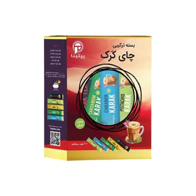 بسته ترکیبی چای کرک پپتینا مجموعه 10 عددی