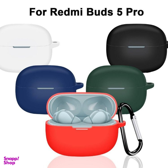 کاور ایرفون بی سیم بلوتوثی شیائومی مدل سیلیکونی مناسب Redmi Buds 5 Pro