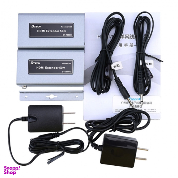 اکستندر HDMI با کابل CAT5 دیتک (Dtech) مدل DT 7009CI طول 50m