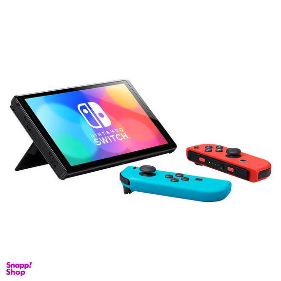 کنسول بازی نینتندو سوییچ اولد به همراه Joy-Con رنگی قرمز و آبی