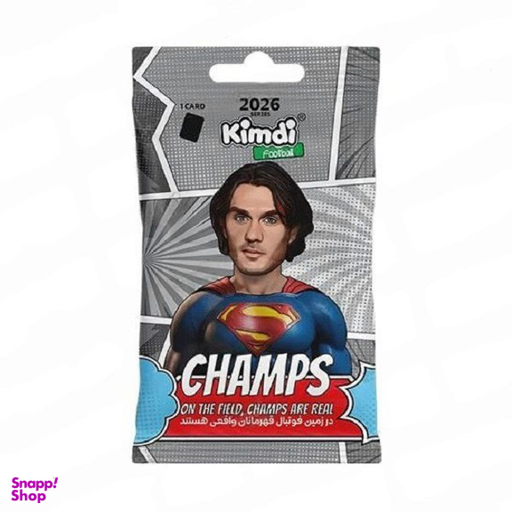 اسباب بازی شانسی مدل کارت بازی فوتبال چمپس 2026 Champs جعبه 30 عددی