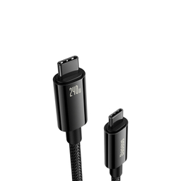 کابل تبدیل USB-C بیسوس مدل (TUNGSTEN GOLD (240W طول 2 متر