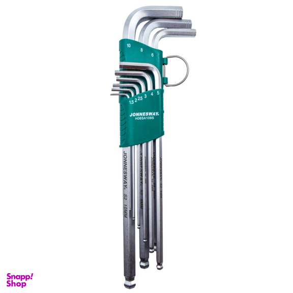 آچار آلن جانزوی مدل H06SA109S مجموعه 9 عددی